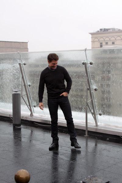 Том Круз приехал в Москву с женой