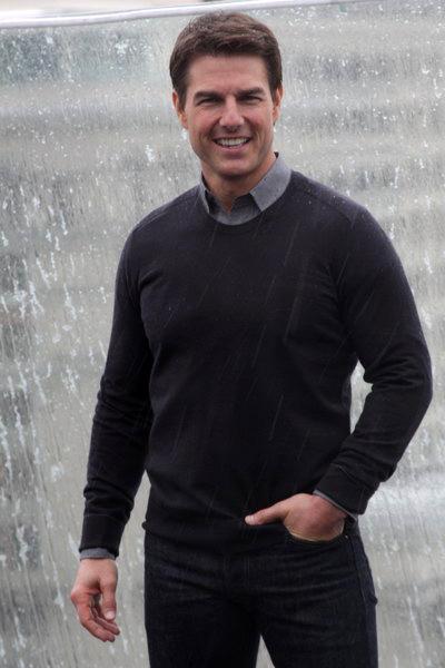 Том Круз приехал в Москву с женой