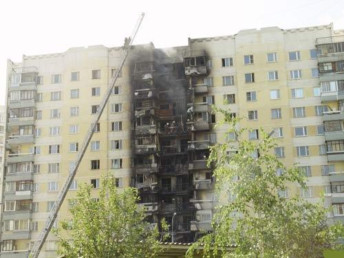 Пожар в Жулебино: выгорело 9 этажей