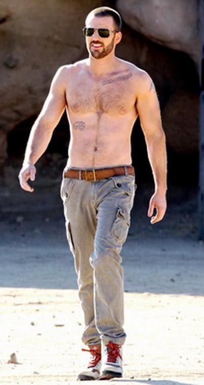 Звездные мужчины без рубашек