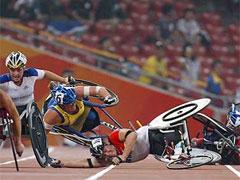 На Параолимпийских играх в Пекине произошло кровавое столкновение