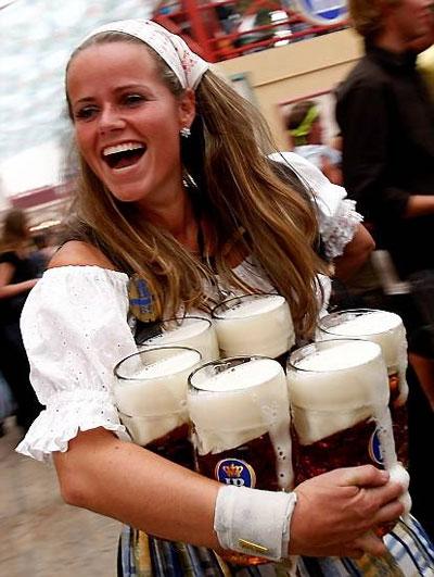Самый большой пивной праздник стартовал в Мюнхене