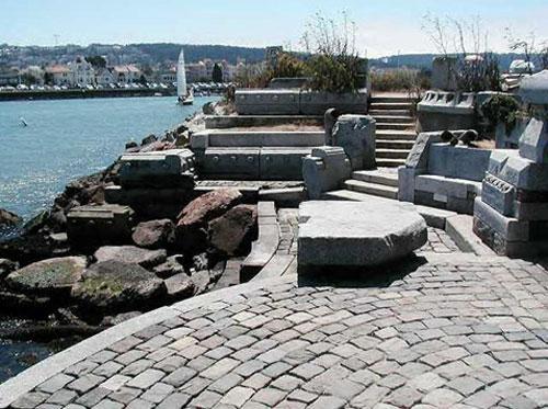 Береговой орган играет морской саундтрек