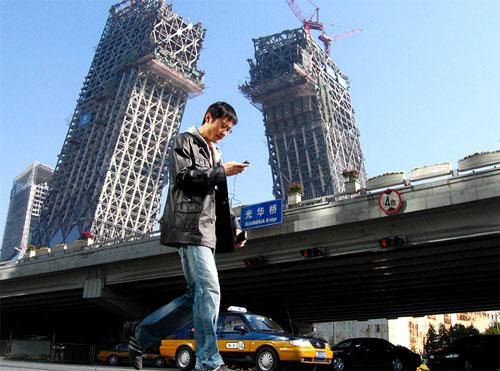 В «падающих башнях»  Китая разместиться телецентр