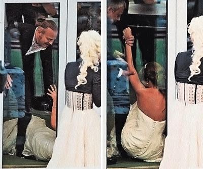 Подольская упала на собственной свадьбе