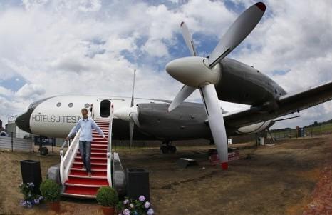 Из Ил-18 сделали отель-"люкс" для двоих