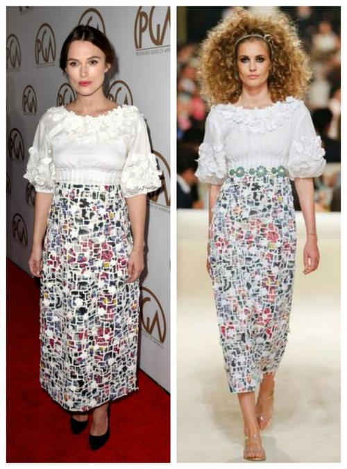 Как выглядят звезды в нарядах с модных показов