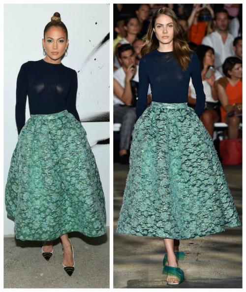 Как выглядят звезды в нарядах с модных показов