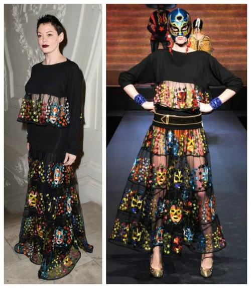 Как выглядят звезды в нарядах с модных показов