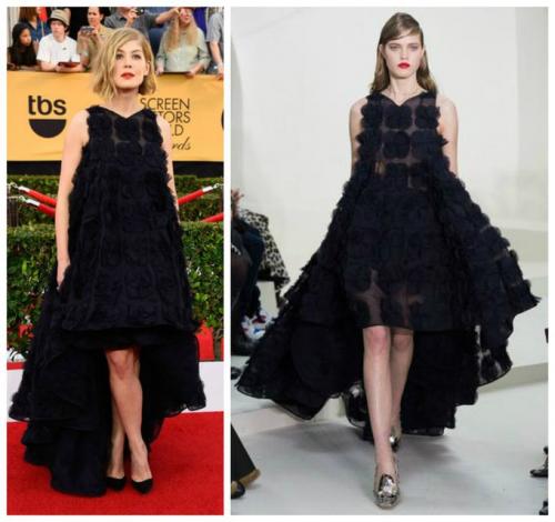 Как выглядят звезды в нарядах с модных показов