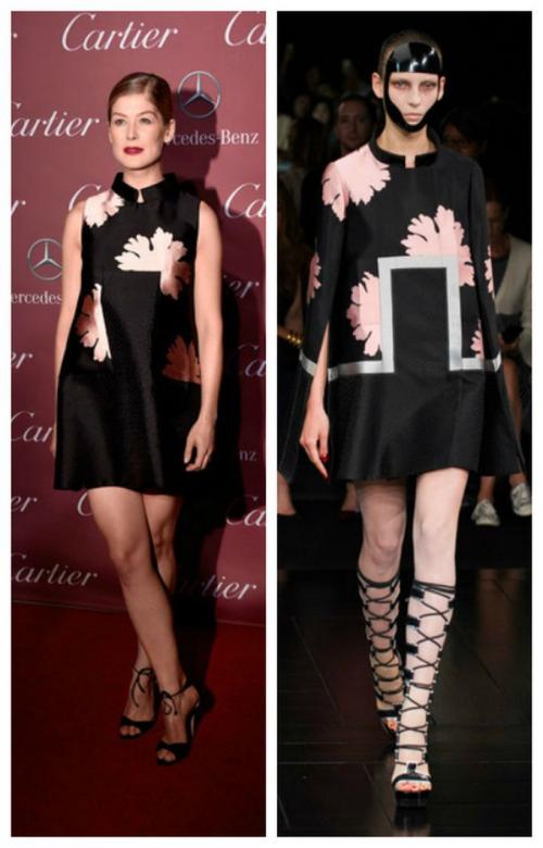 Как выглядят звезды в нарядах с модных показов