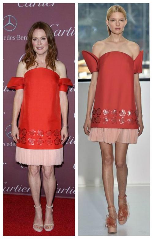 Как выглядят звезды в нарядах с модных показов