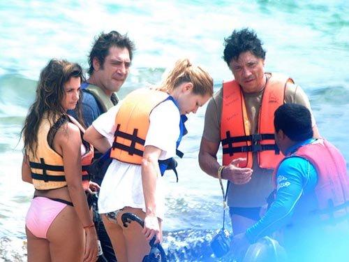 Пенелопа Круз и Хавьер Бардем занялись любовью на пляже