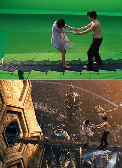 Знаменитые киносцены до наложения визуальных эффектов-2