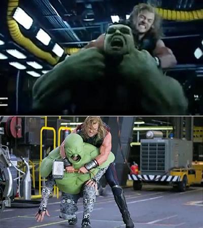 Знаменитые киносцены до наложения визуальных эффектов-2