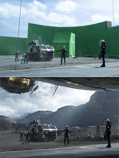 Знаменитые киносцены до наложения визуальных эффектов-2