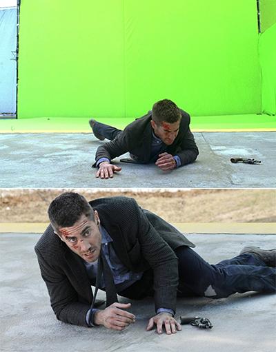 Знаменитые киносцены до наложения визуальных эффектов-2