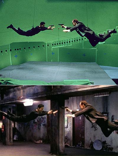 Знаменитые киносцены до наложения визуальных эффектов-2