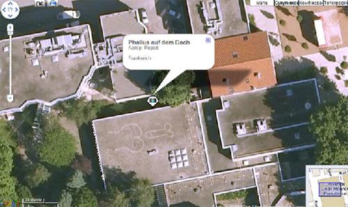 Google Earth открыл  фаллообразные "белые пятна» на карте Земли