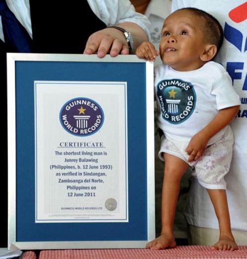 Самые маленькие и самые высокие люди современности