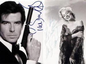 Автографы самых знаменитых актеров Голливуда