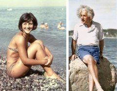 Мировые знаменитости на пляже: вчера и сегодня