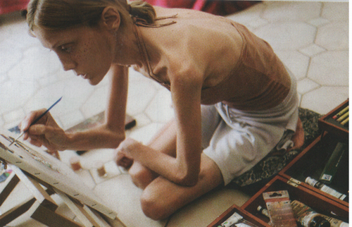 Изабель Каро: модель "с лицом трупа"