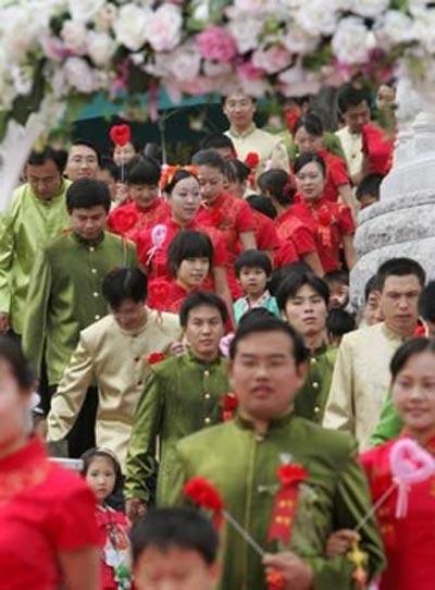 В Азии наблюдается свадебный переполох