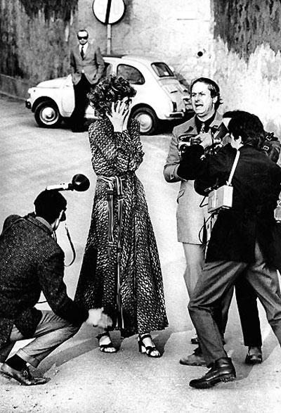 С чего начинались "папарацци": уникальные кадры