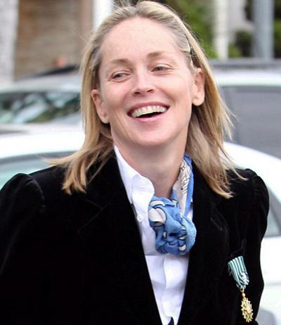 Шэрон Стоун отказалась от косметики