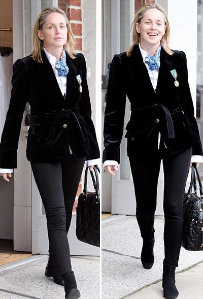 Шэрон Стоун отказалась от косметики