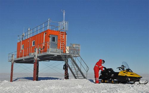 В ледяной пустыне появился немецкий хай-тек