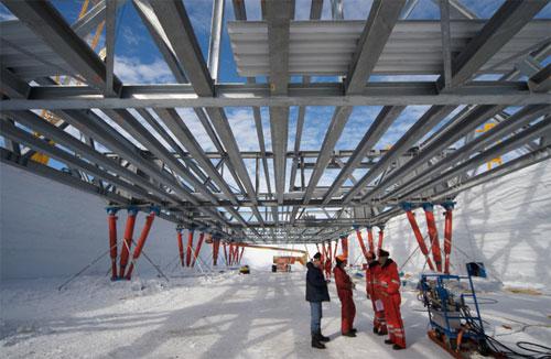 В ледяной пустыне появился немецкий хай-тек