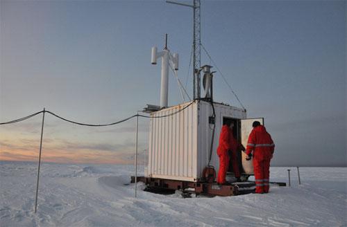 В ледяной пустыне появился немецкий хай-тек