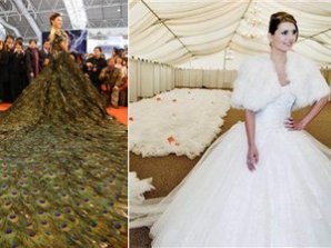 Дизайнеры представили уникальные свадебные платья