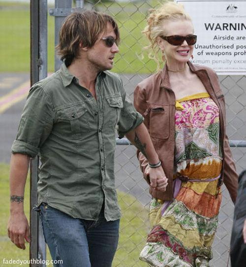 Беременная Николь Кидман заснула на концерте мужа