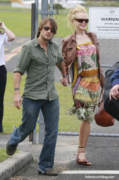 Беременная Николь Кидман заснула на концерте мужа