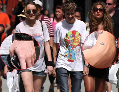 Новые и старые татуировки звёзд