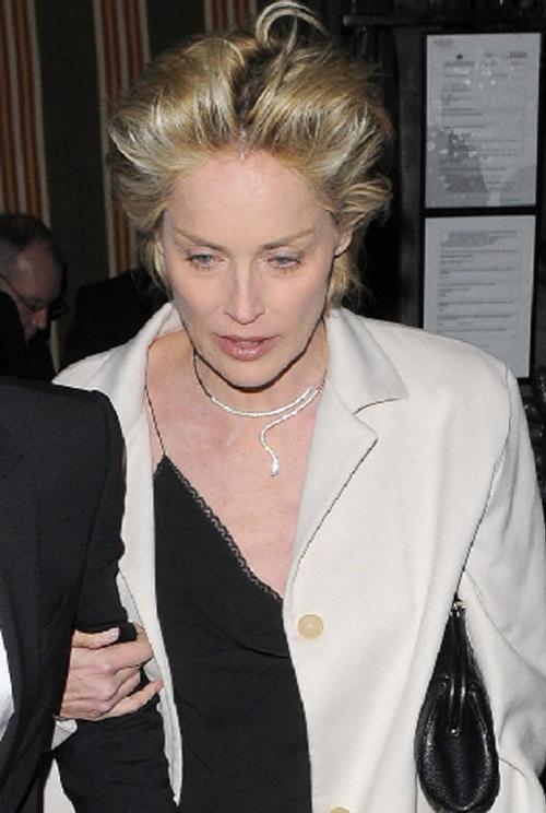 Шэрон Стоун потеряла лицо в ночном клубе