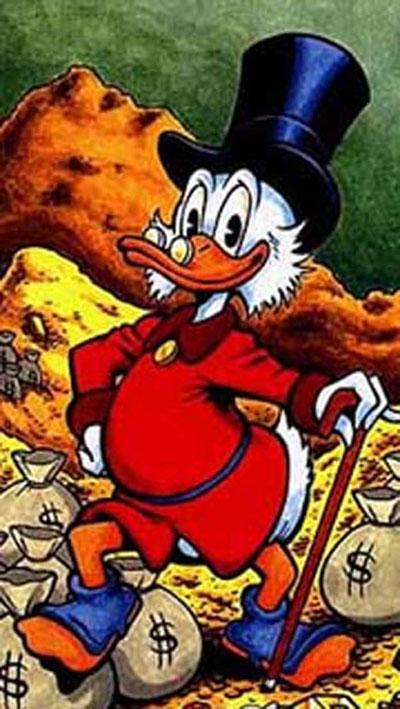 Самые богатые вымышленные персонажи