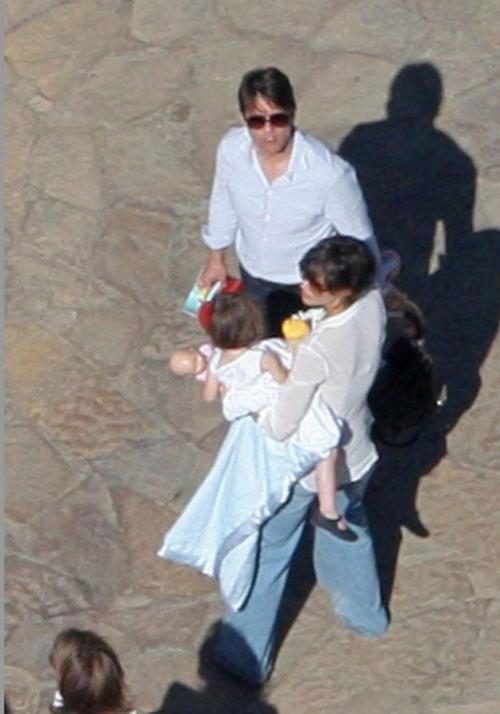 День рождения дочки Тома Круза: с высоты птичьего полёта