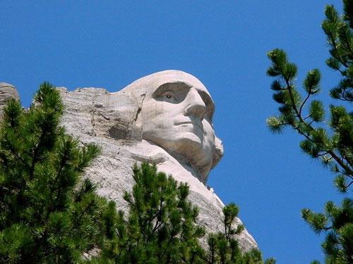 Гора Президентов: памятник в скалах