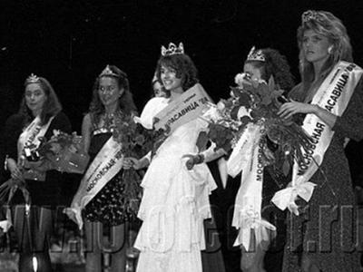Финалистки и победительница первого в СССР конкурса красоты, 1988 год: