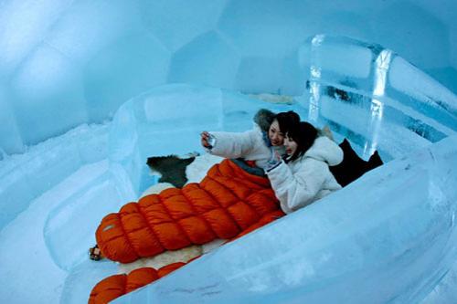В Японии построили гостиницу изо льда