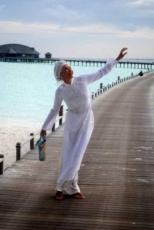 Эвелина Бледанс выложила фотоотчет отдыха на Мальдивах