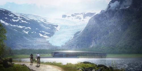 Проект необычного отеля на солнечных батареях Норвегии