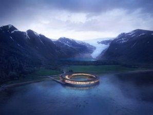 Проект необычного отеля на солнечных батареях Норвегии