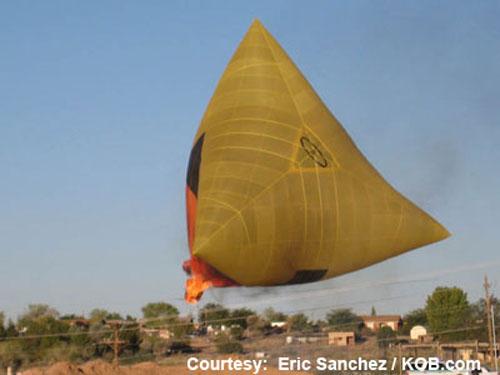 Воздушный шар потерпел катастрофу