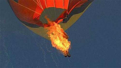 Воздушный шар потерпел катастрофу