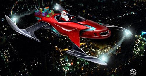 Конструкторы ведущих автокомпаний спроектировали средства передвижения для Санта-Клауса